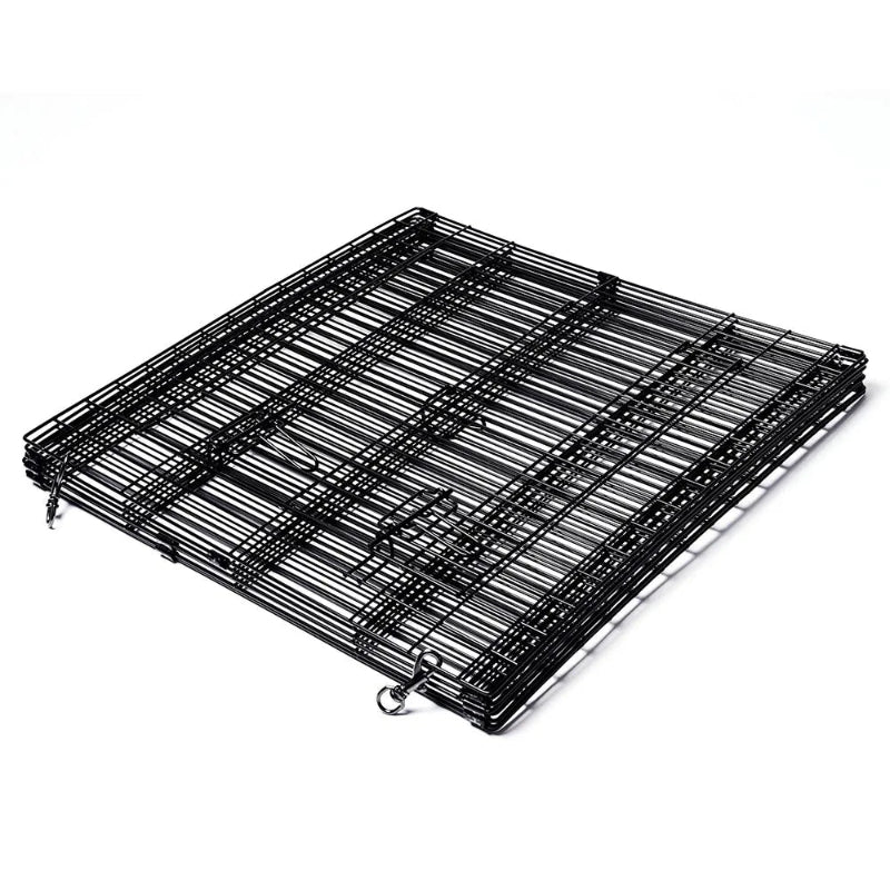 8 Panels Foldable Dog Playpen Crate Metal Fence Pet Puppy Play Pen Exercise Cage