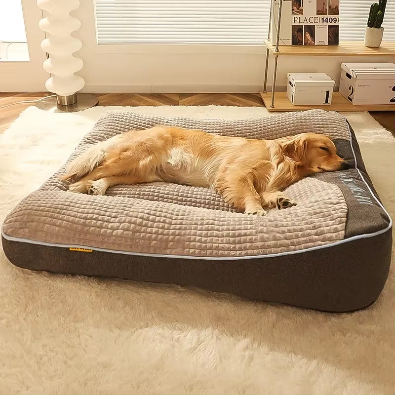 Kennel Warm in Winter All Seasons Dog Cushion Cat Nest Medium Large Dog Pet Teddy Golden Retriever Sleeping Pet Bed Accessories
