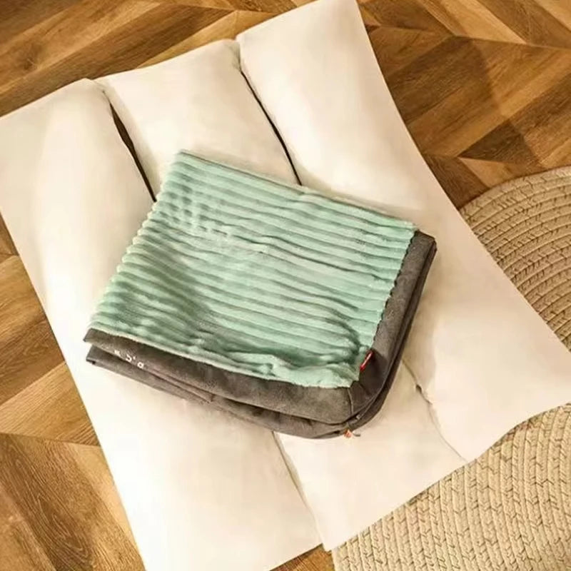 Lämmin koiran makuualusta talveksi